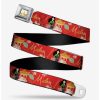 Accessories * | Boxlunch Disney Mulan Gazebo Flowers Youth Seatbelt Belt