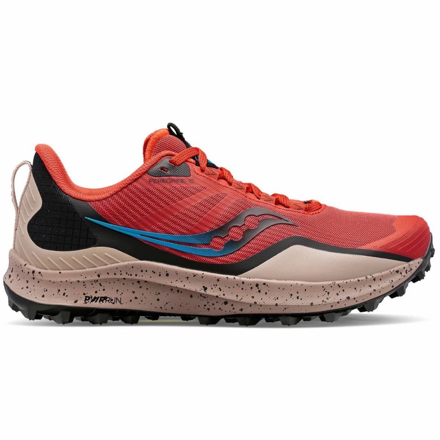 Running Shoes * | Saucony Peregrine 12 Men'S Trail Running Shoes