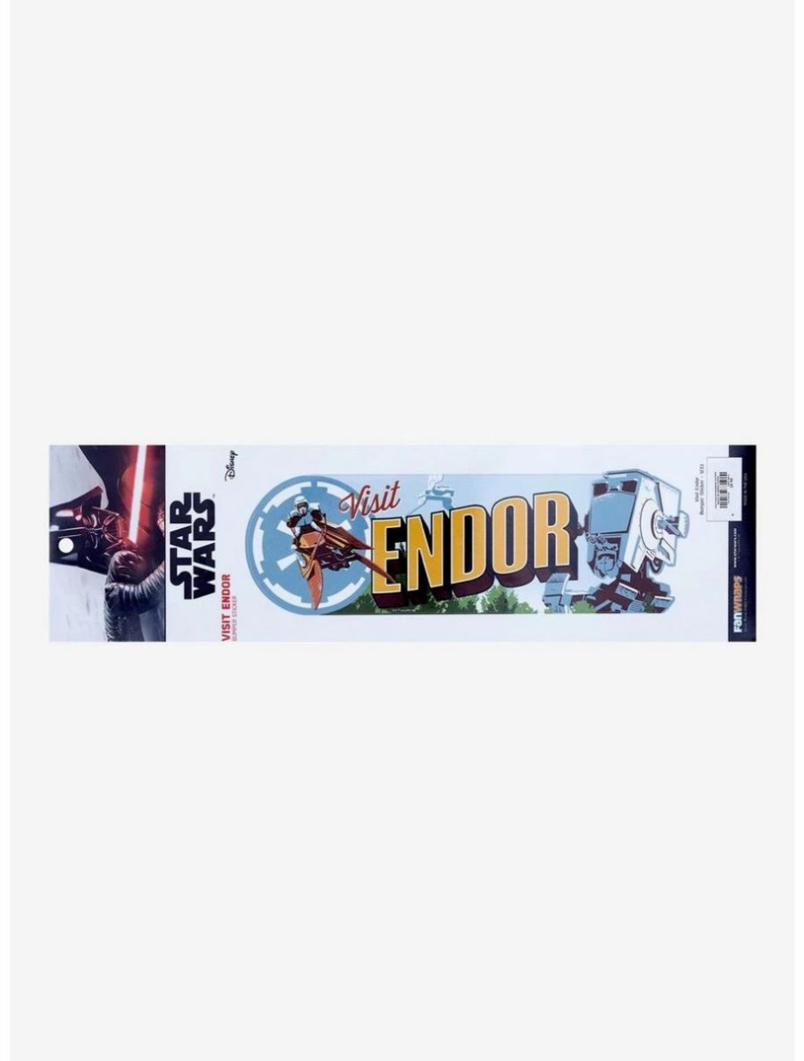 Auto * | Boxlunch Star Wars Visit Endor Bumper Sticker