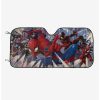 Auto * | Marvel Spider-Man Group Portrait Sunshade Boxlunch Exclusive