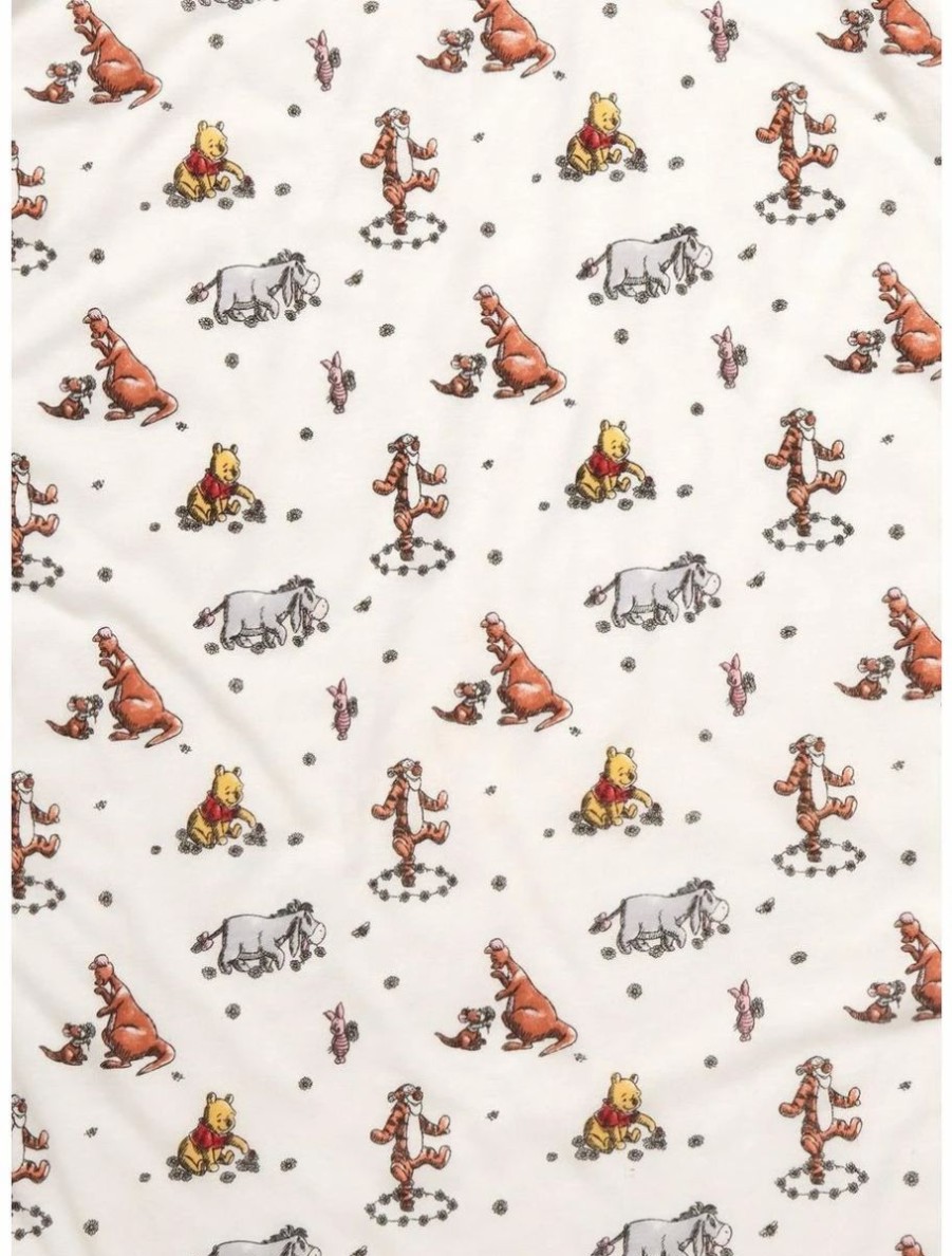 Accessories * | Disney Winnie The Pooh Characters Swaddle Blanket Boxlunch Exclusive