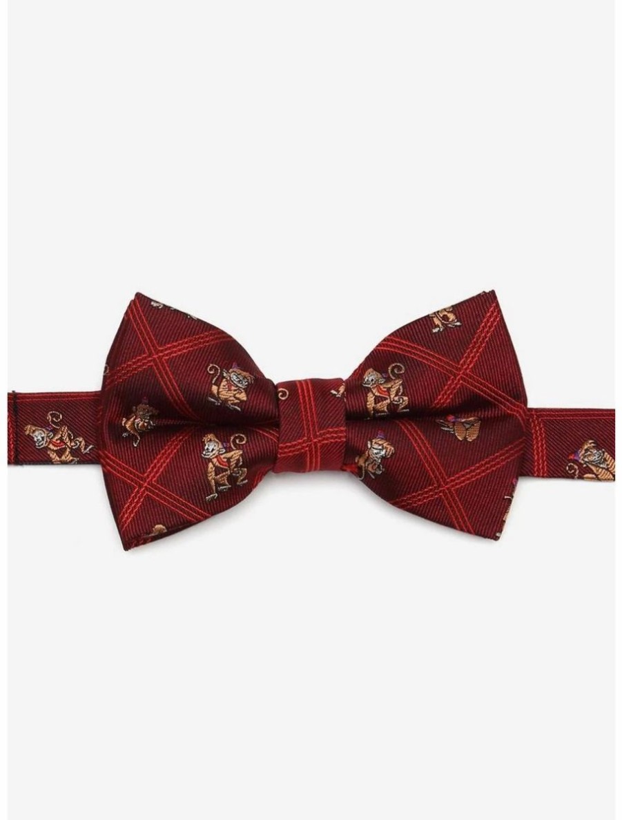 Accessories * | Boxlunch Disney Aladdin Abu Red Big Youth Bow Tie