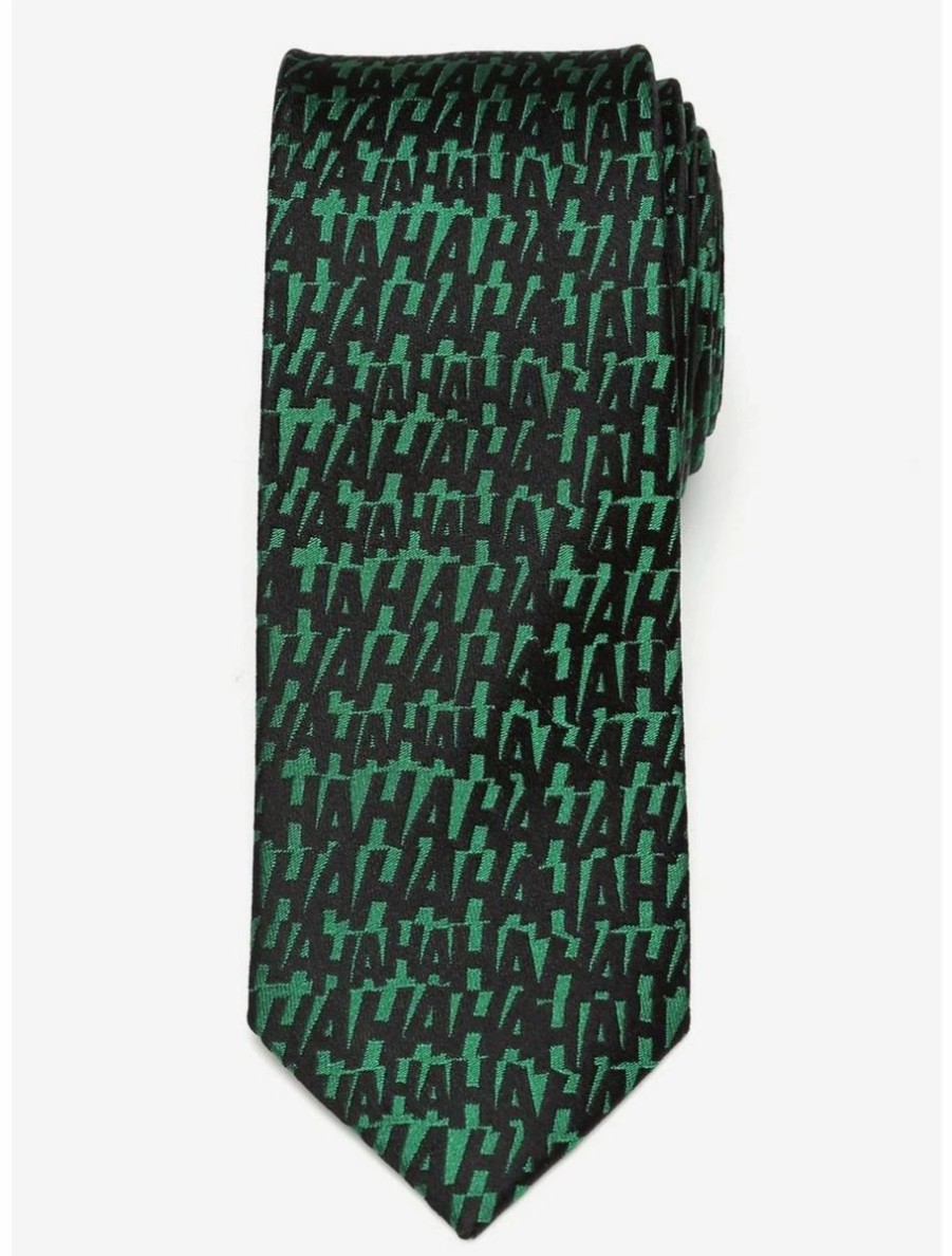 Accessories * | Boxlunch Dc Comics The Joker Ha Ha Green Youth Tie