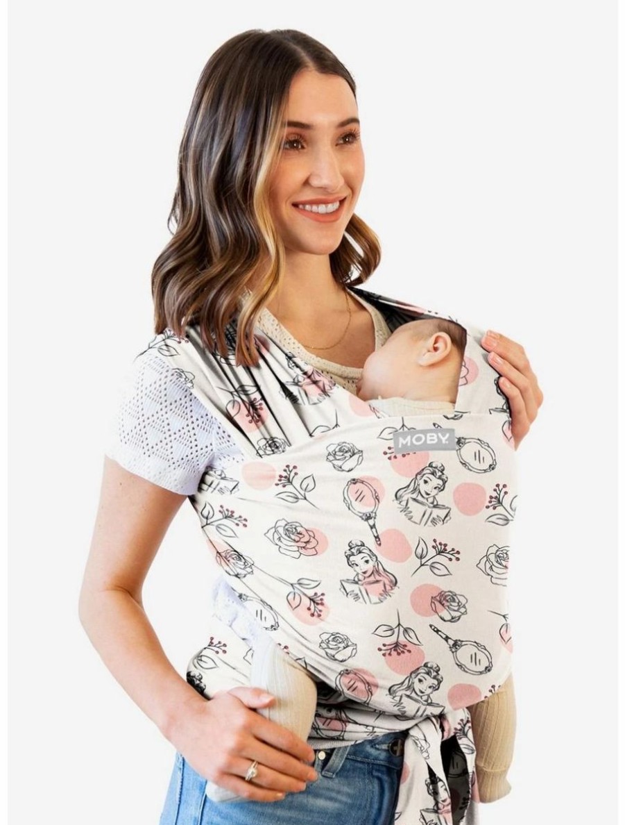 Accessories * | Boxlunch Disney Beauty And The Beast Belle Moby Wrap Baby Wrap Carrier In Blush