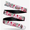 Accessories * | Boxlunch A Christmas Story Icons Youth Seatbelt Belt