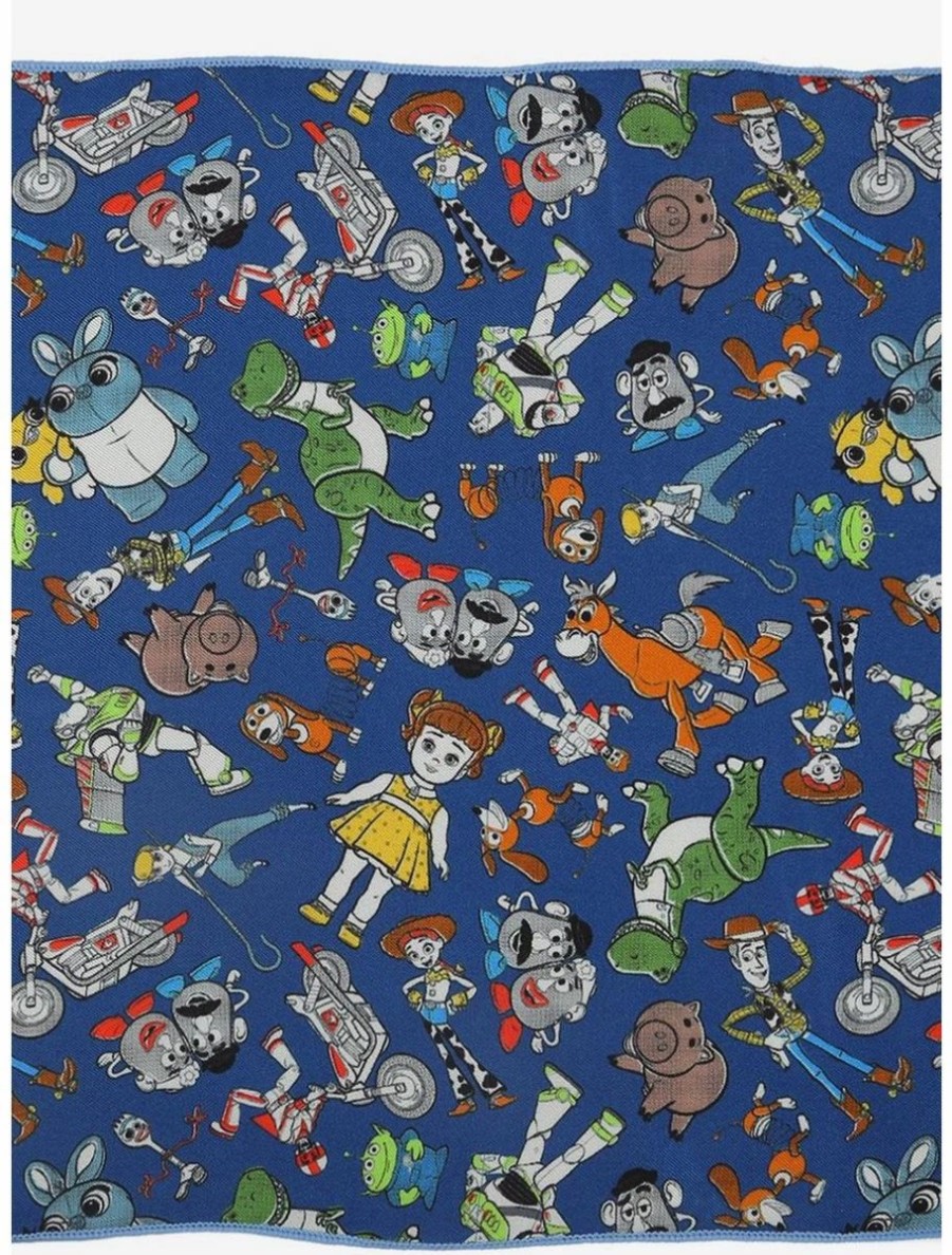 Accessories * | Boxlunch Disney Pixar Toy Story 4 Characters Blue Boy'S Pocket Square