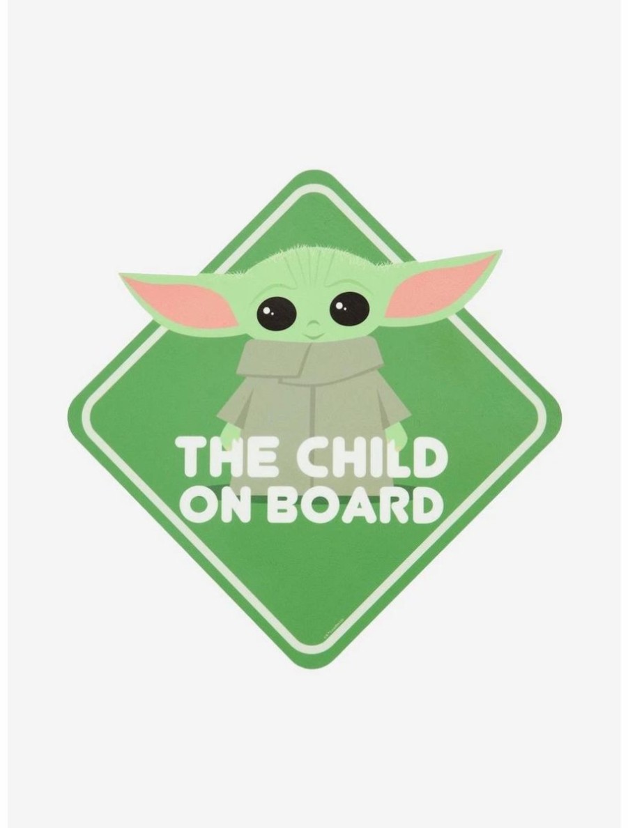 Auto * | Boxlunch Star Wars The Mandalorian The Child On Board Decal