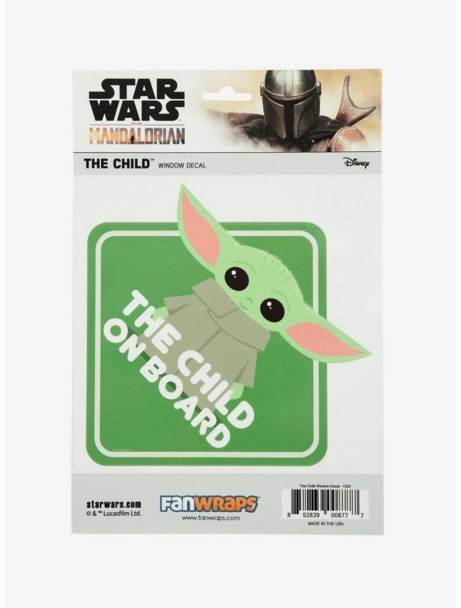 Auto * | Boxlunch Star Wars The Mandalorian The Child On Board Decal