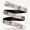 Accessories * | Boxlunch Disney Pocahontas And Meeko Compass Youth Seatbelt Belt