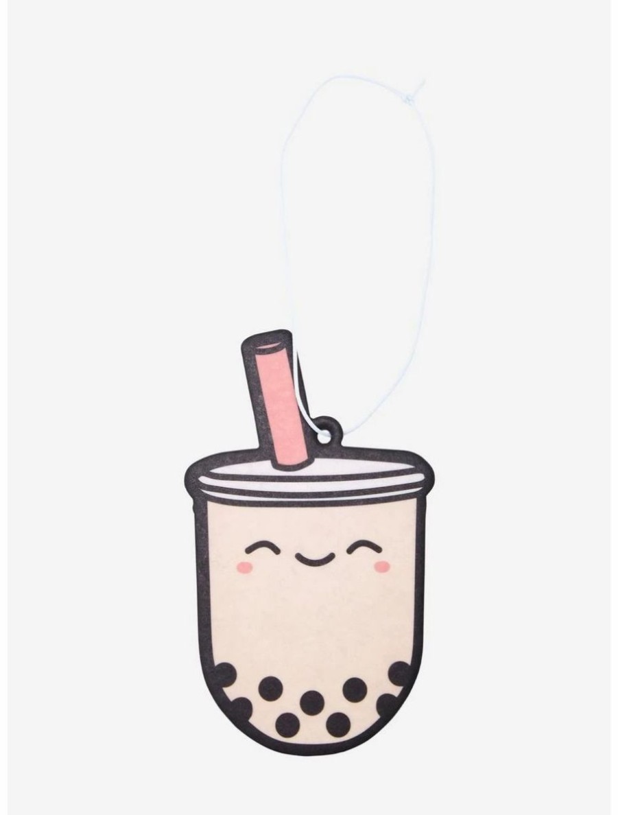 Auto * | Boba Milk Tea Strawberry Scented Air Freshener Boxlunch Exclusive