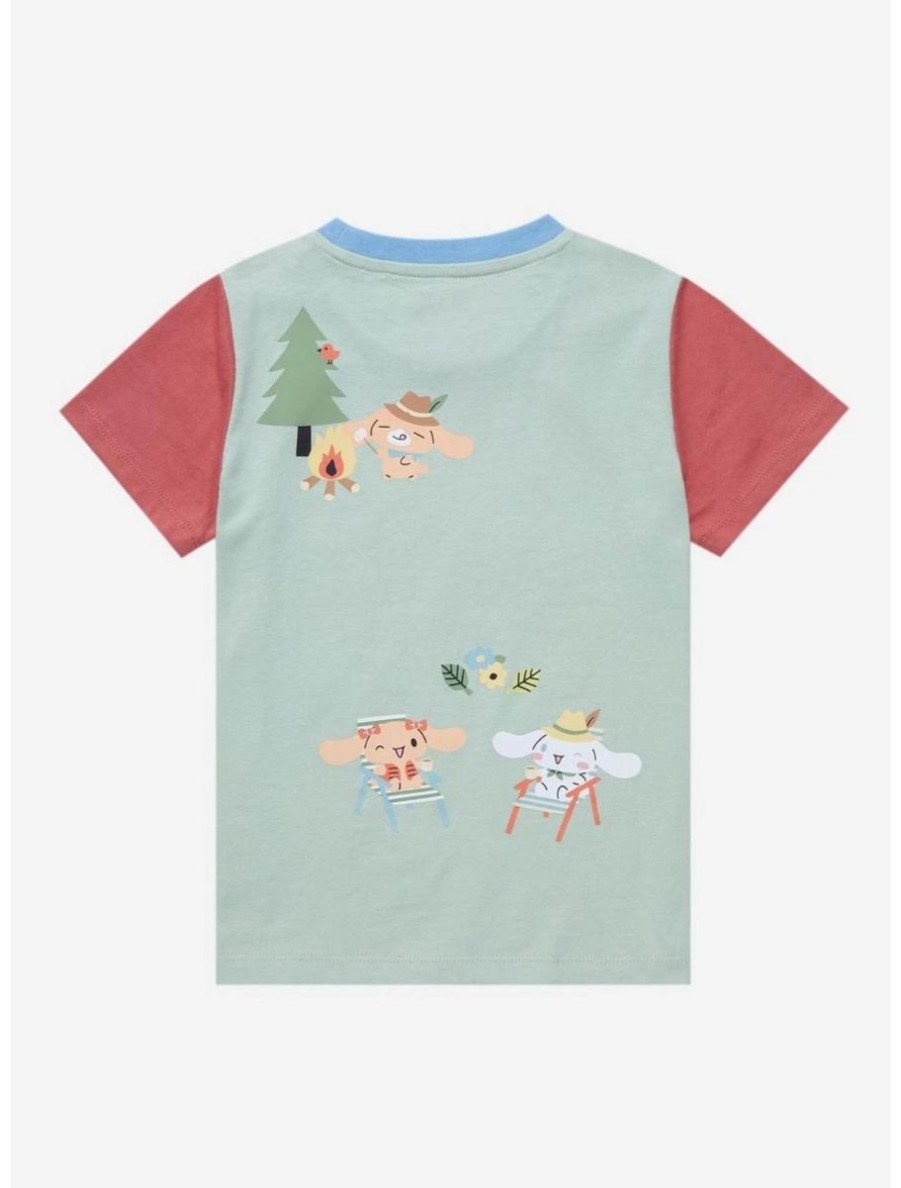 Toddler * | Sanrio Cinnamoroll Camping Characters Allover Print Toddler T-Shirt Boxlunch Exclusive