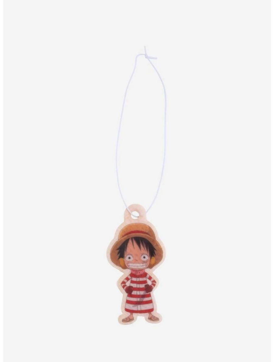 Auto * | Boxlunch One Piece Chibi Monkey D. Luffy Strawberry Scented Air Freshener