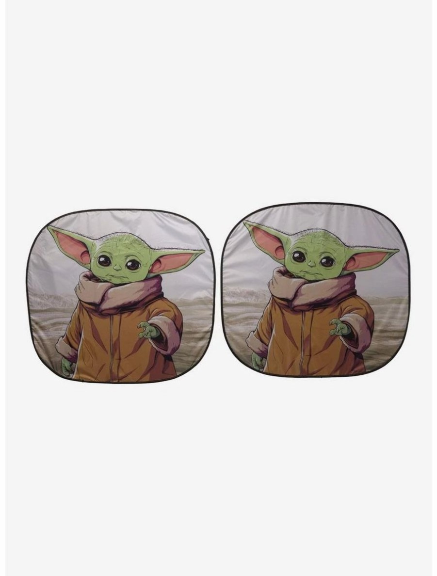 Auto * | Boxlunch Star Wars The Mandalorian Grogu Collapsible Sunshades