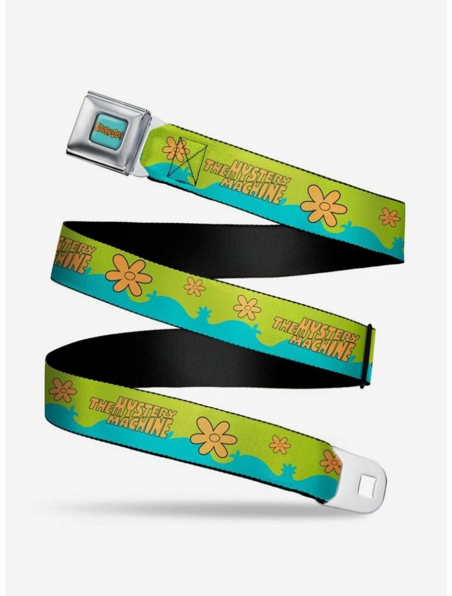 Accessories * | Boxlunch Scooby-Doo The Mystery Machine Paint Job Youth Seatbelt Belt