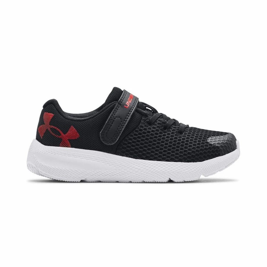 Running Shoes * | Under Armour Boy'S Pre-School Pursuit 2 Ac Big Logo Running Shoes