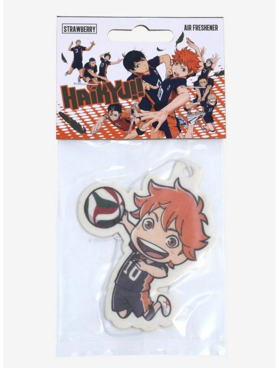 Auto * | Boxlunch Haikyu!! Shoyo Hinata Chibi Strawberry Scented Air Freshener