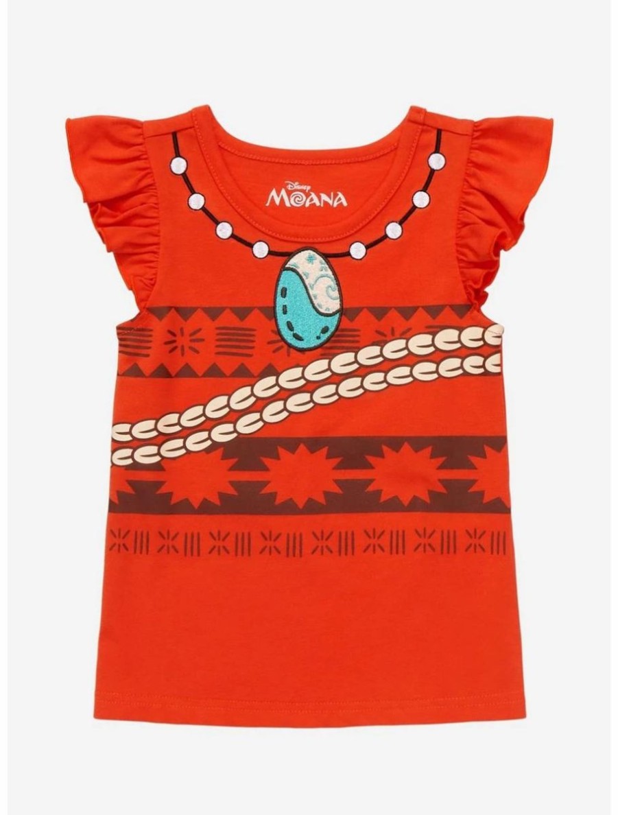 Toddler * | Boxlunch Disney Moana Island Top Ruffled Sleeve Toddler Tank Top