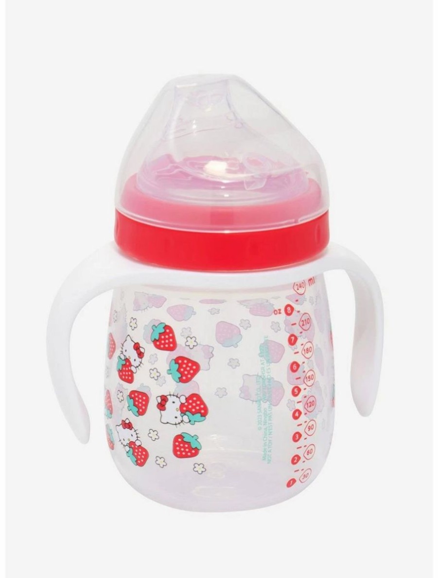 Accessories * | Boxlunch Sanrio Hello Kitty Strawberry Sippy Cup Box Lunch Exclusive