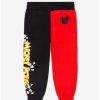 Toddler * | Boxlunch Disney Mickey Mouse Classic Logo Color Block Toddler Joggers