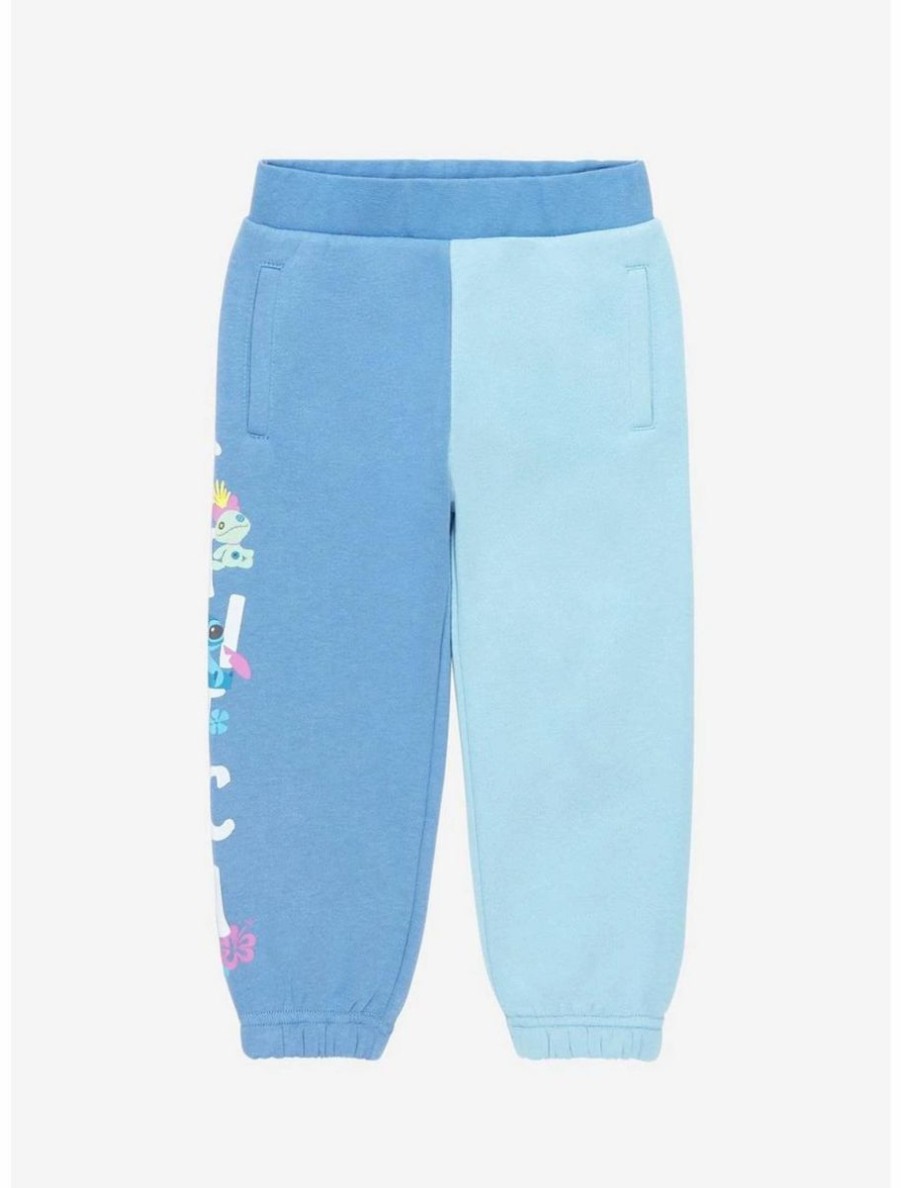 Toddler * | Boxlunch Disney Lilo & Stitch Color Block Toddler Joggers