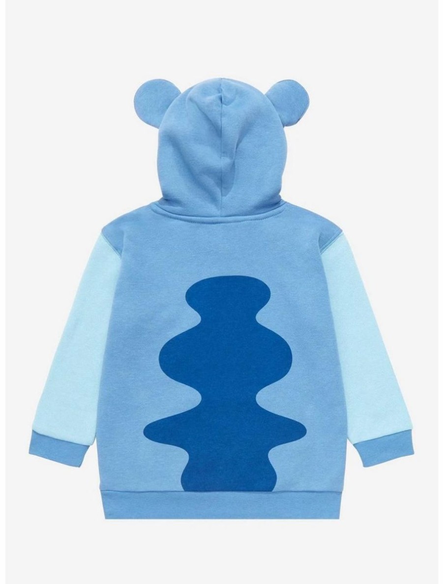 Toddler * | Boxlunch Disney Lilo & Stitch Stitch Color Block Eared Toddler Hoodie