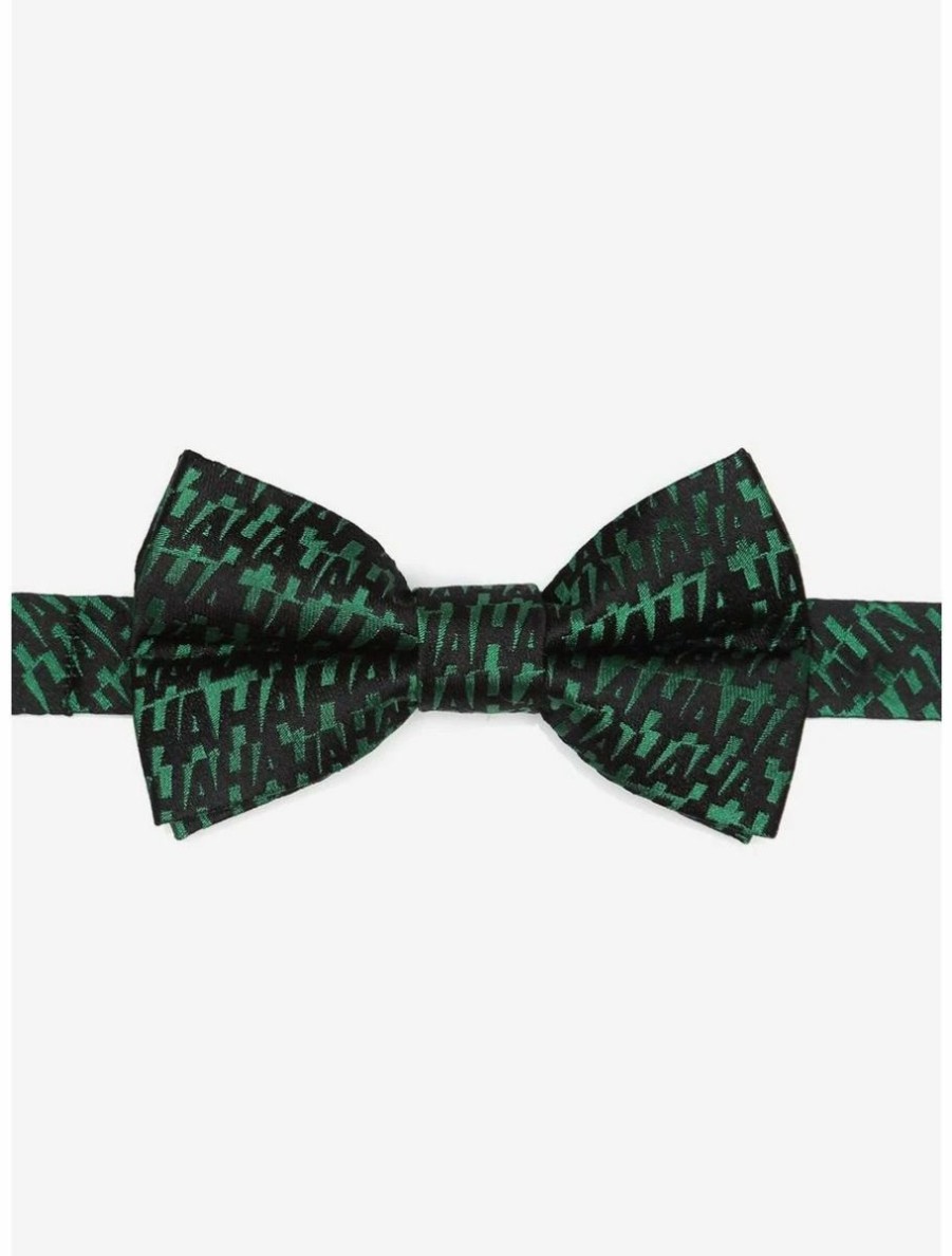 Accessories * | Boxlunch Dc Comics The Joker Ha Ha Green Youth Bow Tie