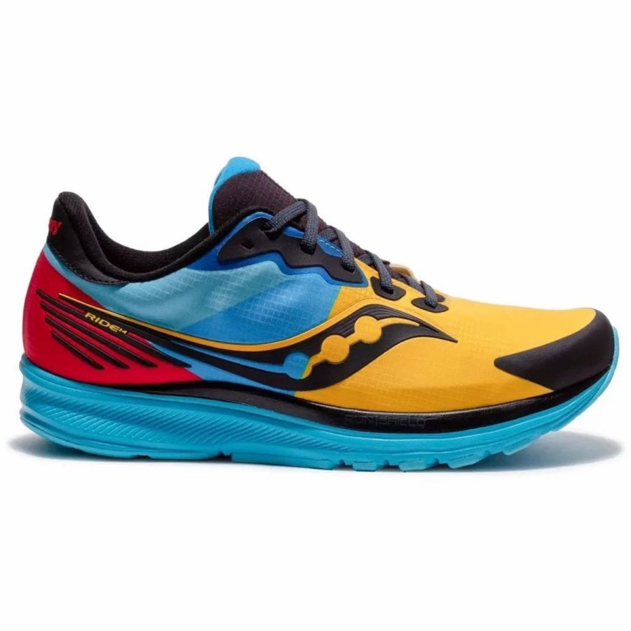 Running Shoes * | Saucony Ride 14 Runshield Men'S Running Shoes