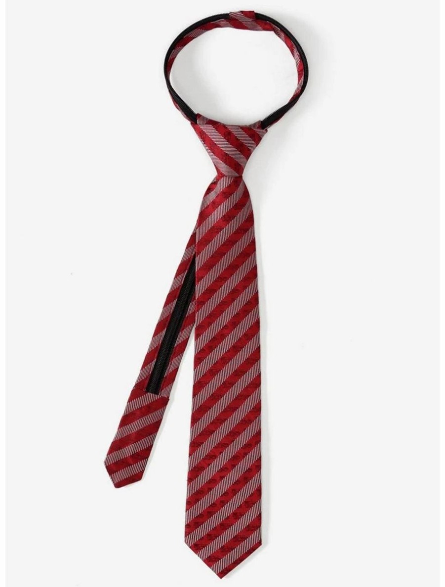 Accessories * | Boxlunch Disney Pixar Cars Red Youth Zipper Tie