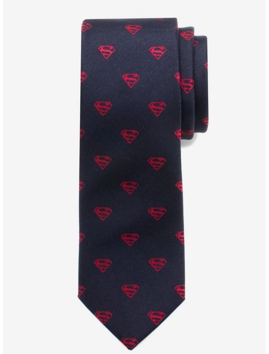 Accessories * | Boxlunch Dc Comics Superman Youth Silk Tie